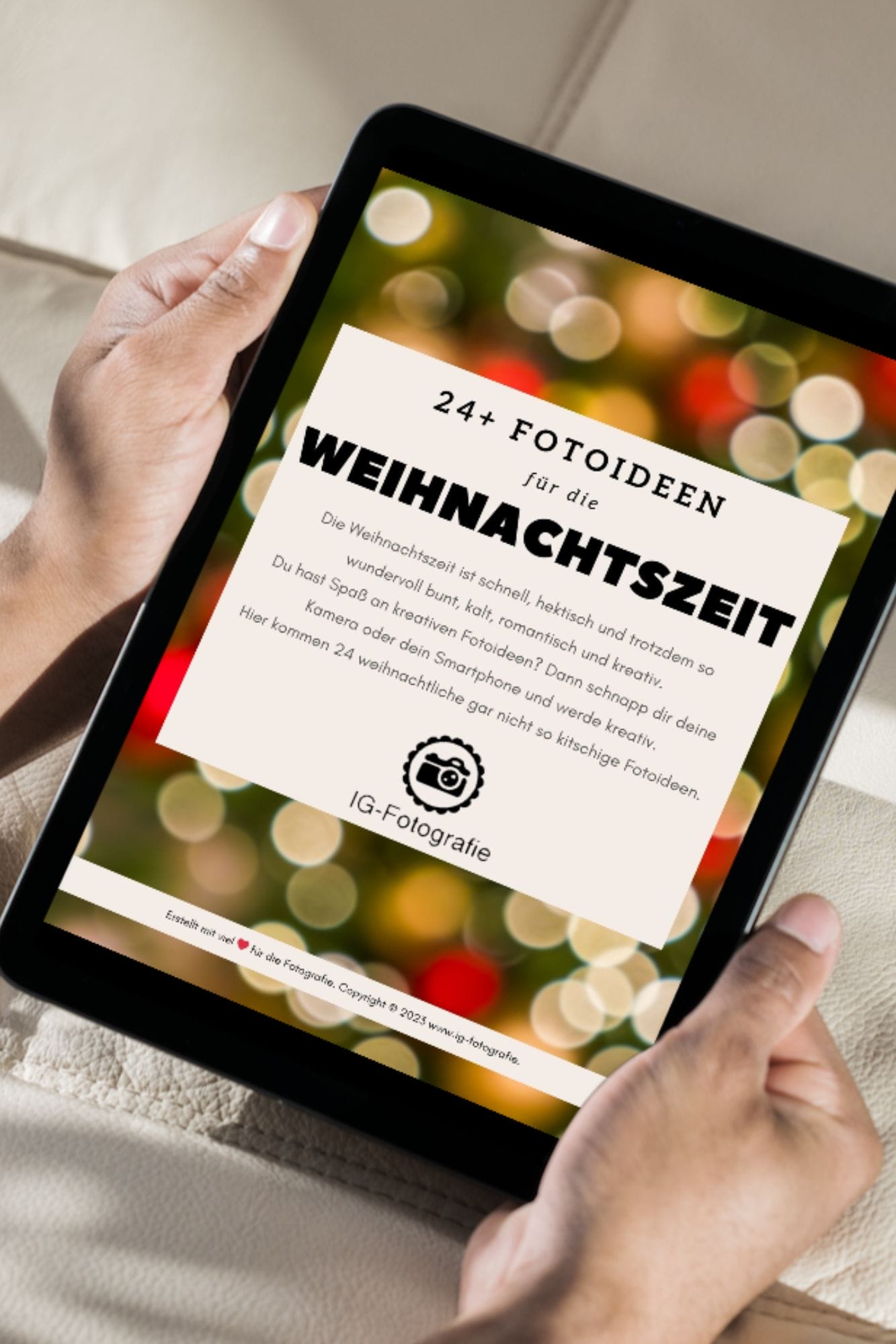 Foto-Inspirationen für die Weihnachtszeit (PDF/Download - gratis eBook)