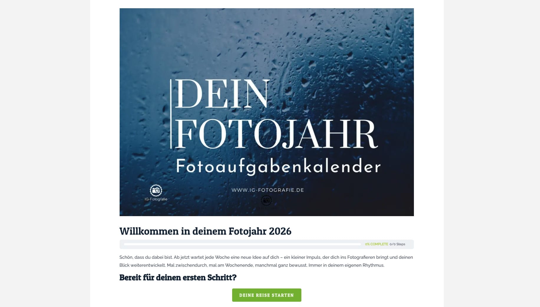 Online-Portal Dein Fotojahr